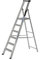 Aluminium Step ladders Industrial Platform Steps BS2037 Class 1 Youngman Ladder (6 Tread)
