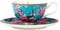 Maxwell & Williams HV0162 Tee-Tasse - Set 2 tlg - 200 ml - Porzellan - Tee-Becher - TC Silk Road, in Geschenkbox - Blau