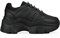 BOSANOVA Zapatillas Negras con Detalle de Trekking en los Cordones y Ligera Suela de Plataforma de 6,5 cm. Cierre con Cordones jaspeados. Calzado para Mujer Negro 39