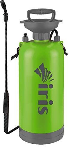 IRIS Garden - Pulverizador manual de 8 litros para desinfección y cuidado vegetales y jardines.