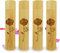 Set mit 4 kleinen Bambus-Urnen für menschliche Asche, umweltfreundlich und biologisch abbaubar, aus Bambus, Urne für männliche, weibliche Kinder, Haustierasche