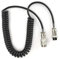 Microphone Cable,1.5m/4.9ft Hand Microphone Cable Extension 8‑Pins Audio System Microphone Signal Line