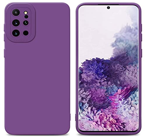 Cadorabo Hülle kompatibel mit Samsung Galaxy S20 Plus Schutzhülle TPU Silikon Case Liquid Design mit Kameraschutz Slim Kratzfest Weiche Gummi mit Rundumschutz Case Hülle für Galaxy S20 Plus in Lila