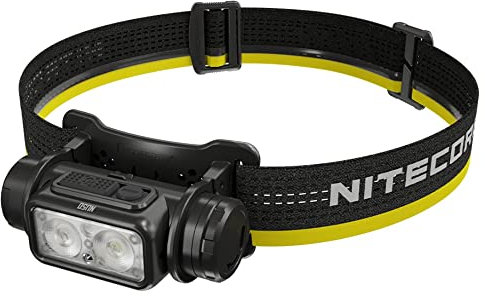 Nitecore NU50-1400 lúmenes, USB-C, luz roja y blanca, batería integrada