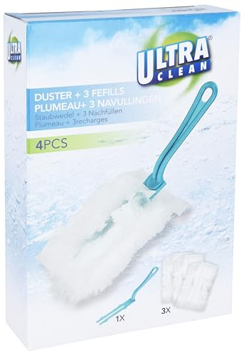 Ultra Clean Staubwedel + 3 Nachfüller