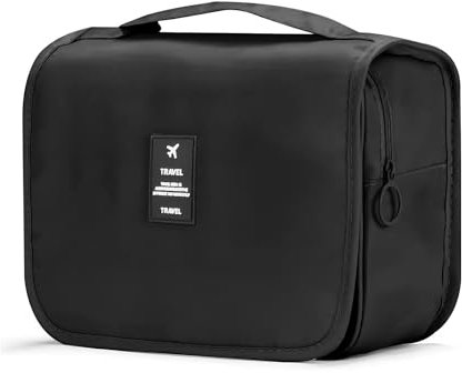 YSDMY Hanging Toiletry Bag 1 Pc Cosmetic Bag Unisex Travel Makeup Bag,Waterproof Wash Bag for Women Men for Gym, Shower and Cosmetics Storage Bag Gift (24 x 18 x 10 cm)