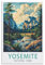 LNUYITR Yosemite National Park Vintage-Reiseposter, 20 x 30 cm, Leinwand-Kunst-Poster und Wandkunst, Bilddrucke, modernes Heim-Schlafzimmer, Dekor-Poster