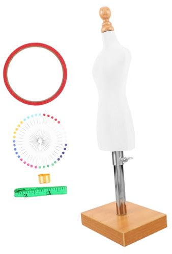 IWOWHERO Nähmodell Schneiderpuppe Torso Puppenkleidung Schaufensterpuppe maneküre- Set maniquin Minikleid Showregal Kleidung, Schaufensterpuppe Körpermodell menschlicher Körper Requisiten