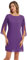 Damen Chiffon Sommer Kleid Langarm Loose Fit Midi Abend Party Kleid L Blau CL888-3