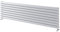 Go Bathrooms Horizontal Radiator 472 x 1800 White Oval Double Column Panel Central Heating Radiator Bathroom Radiator White Horizontal Kitchen Radiator