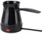 SENECESLI Elektrischer Türkischer Teebereiter, 300 Ml Türkische Kaffeekanne aus Edelstahl, Elektrische Kaffeemaschine, Kaffee-Tee-Wärmer-Wasserkocher für Zuhause und Reisen (BLACK)