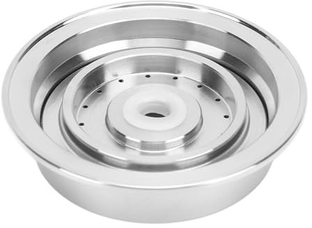 Asixxsix Wiederverwendbarer Kaffeepad-Adapter, Edelstahl-Kaffeekapsel-Adapter, Großer auf Kleiner Konverterhalter für Vertuo-Kaffeemaschine, Kompaktes Design