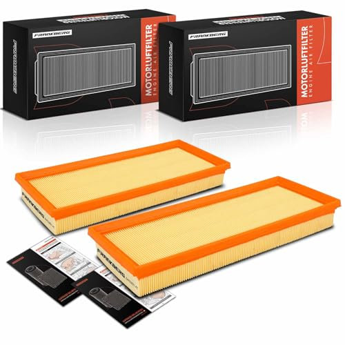 Frankberg 2x Filtro aria Filtro aria Motore Benzina Compatibile con Punto 188 1.2L 1999-2006 Y 840 1.2L 2000-2003 Replace# 46552777