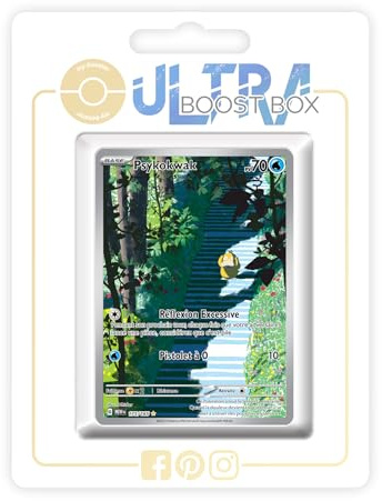 Psykokwak (Psyduck) 175/165 Alternative Shiny Pokémon Gallery - my-booster X Écarlate et Violet 3.5-151 Box of 10 Pokemon French Cards