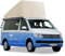 Aufstelldach Haube für VW T6 T5, Wetterschutz für Aufstelldach Ersatz, Pop-Top Dachschutz, Schutz Aufstelldach des VW T6, Dachschutz Aufstelldach, Schutzhaube für Dachzelt , VW T6 Camping Zubehör.