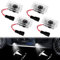 GAOUTO 4 Stück Autotür Led Licht Logo Projektor, Projektolicht Willkommenslicht für Model 3/ Y/S/X, Türbeleuchtung Logo Einstiegsbeleuchtung LED Autotür Türbeleuchtung, Autotür Led Projektor Licht