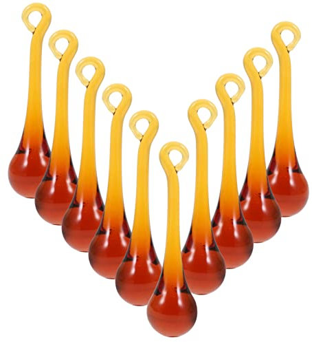 FONDOTIN 10stücke Teiliges Für Kronleuchter Hochwertige Prismen Für Deko Hochzeiten Gartenprojekte Und Innenraumgestaltung Transparentes Design Leicht Und Langlebig