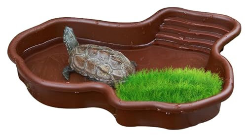 Ciotola Rettili Acqua Alimentatore, Abbeveratoio Grande Per Tartarughe Di terras, Ciotola Per Rettili Grande, Vasca Da Bagno Per Rettili Per Tartarughe, Draghi Barbuti, Gechi Per Cortile, Balcone