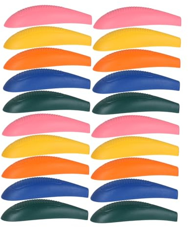 Generisch 10 Sets rutschfeste Schulterpolster FüR KleiderbüGel Aus Kunststoff Verformungsschutz FüR AnzüGe Und Pullover Stabiler Halt Und Schutz Vor KleidungsschäDen Kompakt Und Wiederverwendbar