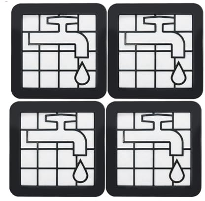 Filtre HEPA Lavable en éponge Compatible avec Les aspirateurs Philips, FC9330 FC9331 FC9350 FC9351 FC9352 FC9515 FC9516 FC8010/01. Pièces détachées(4pcs)