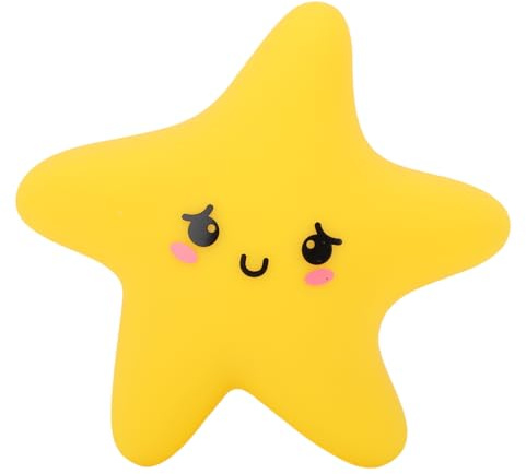 Agatige Silikon-Stern-Wandlampe, magnetisch, wiederaufladbar, niedliches Babyzimmer-Nachtlicht, Kinderzimmerlampe für Schlafzimmer, Kinderzimmer, Badezimmer (Sternförmig)