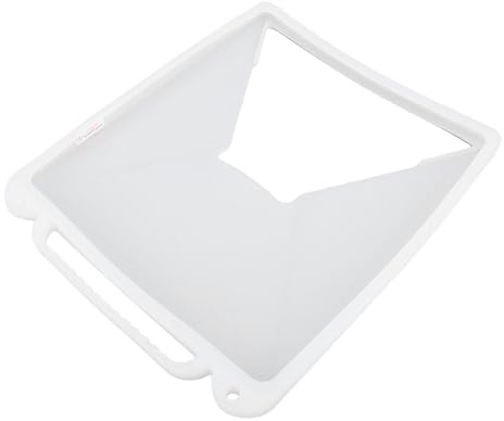 Cryfokt Copertura Protettiva in Silicone Ad Alta Resistenza, Adatta per Mini Parabola Satellitare, Copertura Adatta Al Segnale per Prestazioni Migliori (WHITE)