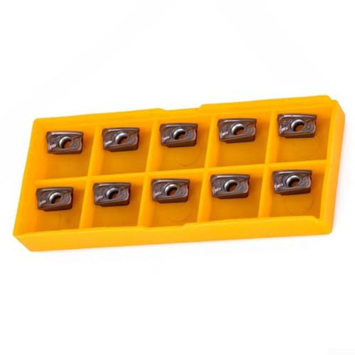 10 Stück AOMT123608PEERM VP15TF Hartmetall-Wendeschneidplatten für Fräser mit ausgezeichneter Verschleißfestigkeit und geringer Reibung für Metallbearbeitungsaufgaben