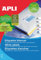 Apli – Etiketten APLI weiße Namensschildern 210 x 297 mm 25 Blatt A4