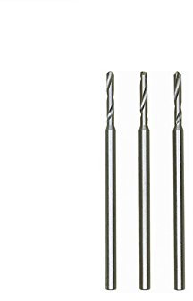 Proxxon 28858 1.6mm Tungsten Vanadium Micro Twist Drill Bits, 3-Piece, Silver