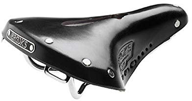 Brooks B17 (Honey - Men's) / B17 S (Black - Women's) Imperial Bike Saddle, unisex_adult, B211DILA07202, Black