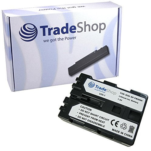 High performance Li-Ion Camera Battery for Sony A200 A300 A350 A700 A850 A500 A550 A-200 A-300 A-350 A-500 A-550 A-700 A-850 ALPHA A900 A-900 Replaces Sony NP-Fm500H NPFM500H / NP-FM - 500H