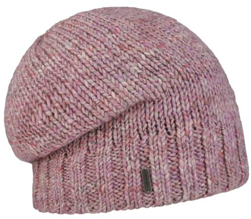 McBURN Alaseja Damen Strickmütze - Made in Italy Strickbeanie Beanie Skimütze Oversize, Oversize Herbst-Winter - One Size rosa