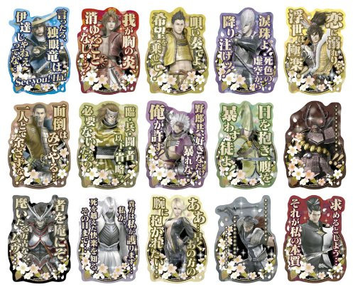 Sengoku BASARA military commander sticker collection BOX (japan import)