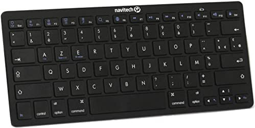 Navitech Black Slim Wireless Windows Bluetooth Keyboard Compatible With The Microsoft Surface RT & Surface Pro