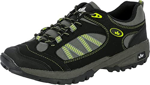 Lico Herren Rancher Low Trekking-& Wanderhalbschuhe, Schwarz Grau Grün, 41 EU
