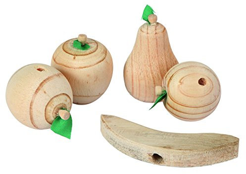 Kerbl Pet Sticks à ronger Fruits Rongeur Bois, 5pcs