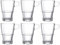 LEONARDO HOME Senso Latte-Macchiato Tasse, Kaffee-Gläser mit Henkel, spülmaschinengeeignete Glas-Becher, 6er Set, 350 ml, 024014