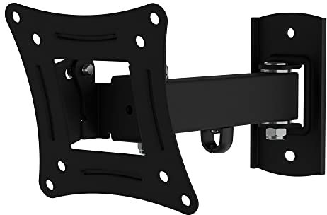 AVF TV & Monitior Mount - Multi Position Extendable Black Wall Bracket for Screens up to 32 and 10kg - Universal VESA 75x75mm & 100x100mm - Fixings Provided - MRL13