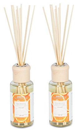 levandeo 2er Set Raumduft 2X 100ml Orange Holzstäbchen Lufterfrischer Raumerfrischer