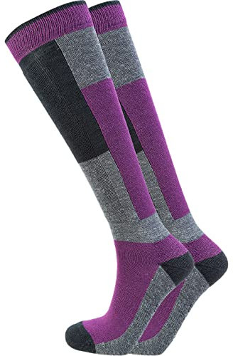 WHISTLER Unisex Corsicana Skisocken, dunkelviolett, 52