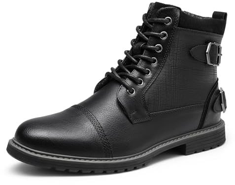 Bruno Marc Men's Philly Dress Chukka Boots,Size 8.5,Black,Philly_10