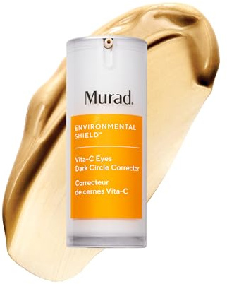 Murad Vita-C Eyes Dark Circle Corrector – Gold-Stabilized Vitamin C, Algae, and Cucumber Eye Serum for Brightening, Reducing Puffiness, and Smoothing Fine Lines – 0.5 Fl Oz