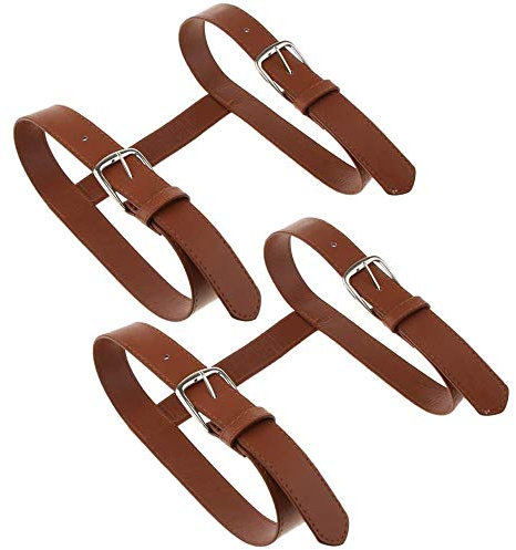 POFET 2 Stück Tragegurt für Picknickdecke Throw Travel Rug Leder Tragegurt