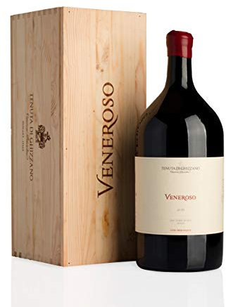 Tenuta di Ghizzano - Veneroso - Vino Rosso Biologico Terre di Pisa DOC - Pluripremiato Vino Storico Dedicato a Veneroso Venerosi - Doppia Magnum 3 Litri Cassetta in Legno