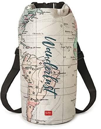 Legami - Wasserdichter Sack, Wasserdichter Seesack 10 Liter, Trockensack, hermetischer Verschluss, leicht, kompakt, einfach zu transportieren, Travel