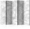 murando Raumteiler Foto Paravent Blumen 225x172 cm beidseitig auf Vlies-Leinwand Bedruckt Trennwand Spanische Wand Sichtschutz Raumtrenner Design Natur Botanik Rosen weiß 3D Effekt b-B-0282-z-c