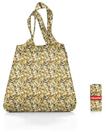 reisenthel mini maxi shopper - faltbarer kompakter Rucksack -wasserabweisend, Couleur:viola yellow