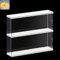 Nynelly Vitrine en Acrylique Transparent à 2 Couches avec Porte, étagère de présentation pour Funko Pop, présentoir de comptoir pour Figurines d'action de Collection, Organisateur de Rangement