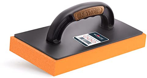 NEYNOR® Frattone in spugna 280 mm x 140 mm - Fratazzo per Piastrelle - Frattone in spugna per stucco - Frattazzo per fughe – Frattazzo in spugna per fughe - Made in EU