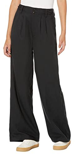 Madewell Harlow Hose mit weitem Bein, true black, 32